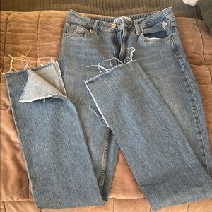Zara denim blue jeans 4